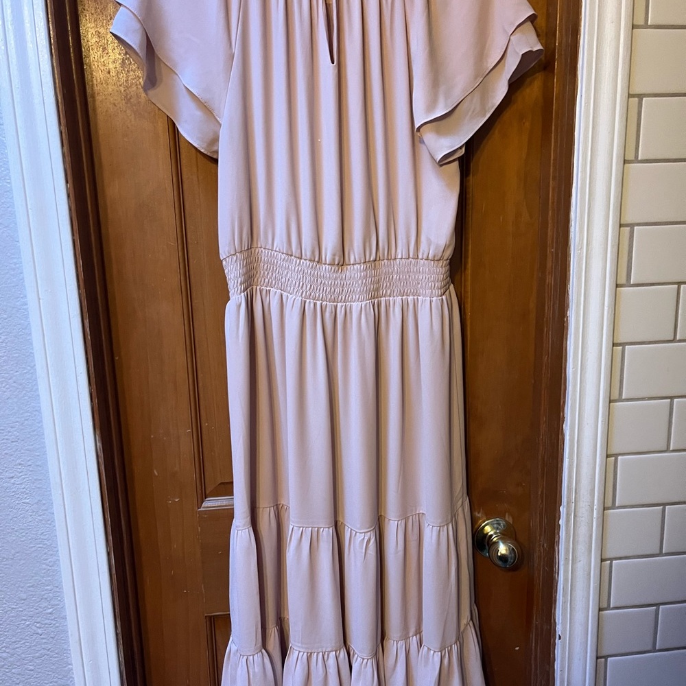 Loft Pink Spring Dress - Picture 3 of 9